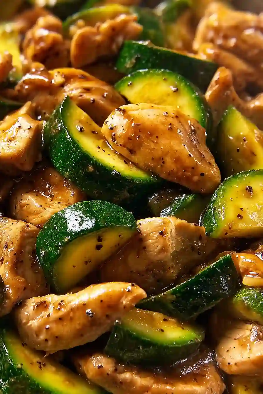 Chicken Zucchini Stir Fry