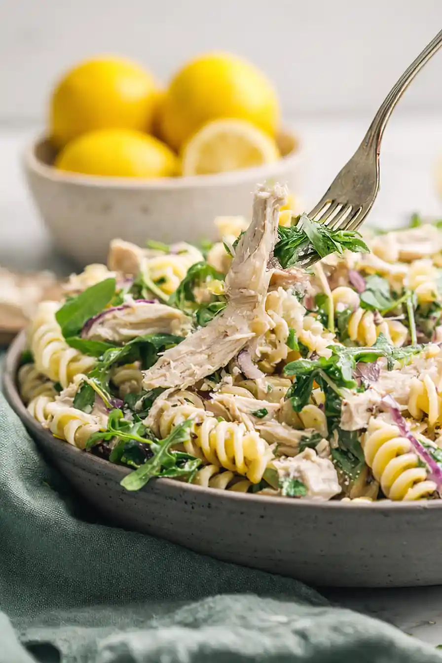 lemon pasta salad