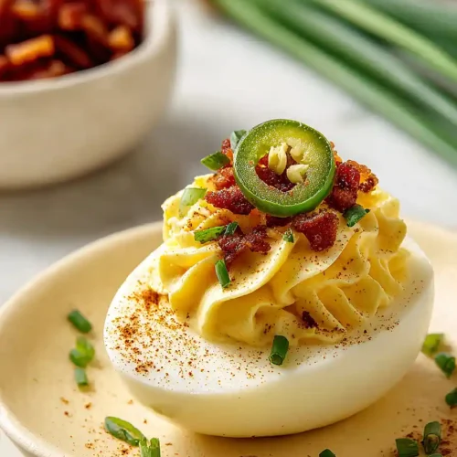 loaded deviled eggs