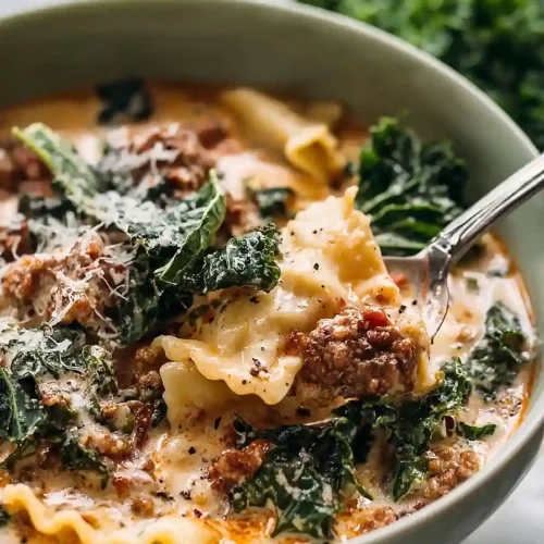 Sausage Lasagna Soup