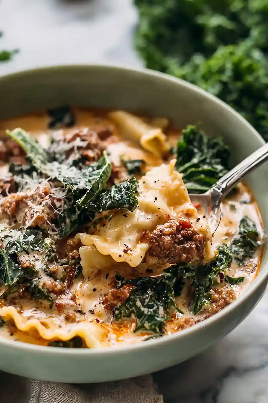 Sausage Lasagna Soup