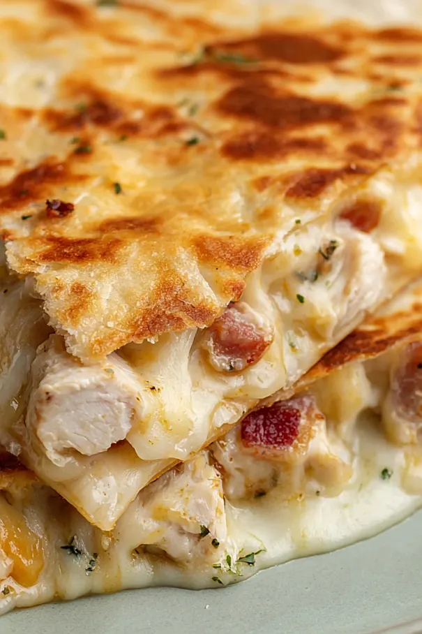 Crack Chicken Quesadilla