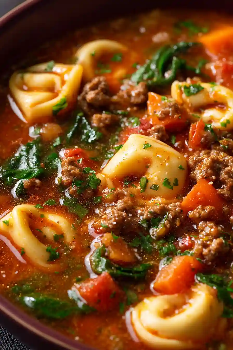 beef tortellini soup