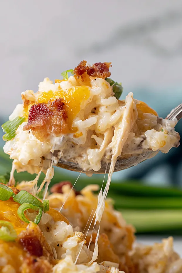 Crack Chicken Rice Casserole