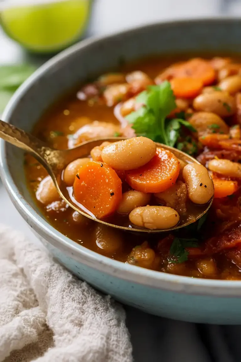 vegan ham and bean soup