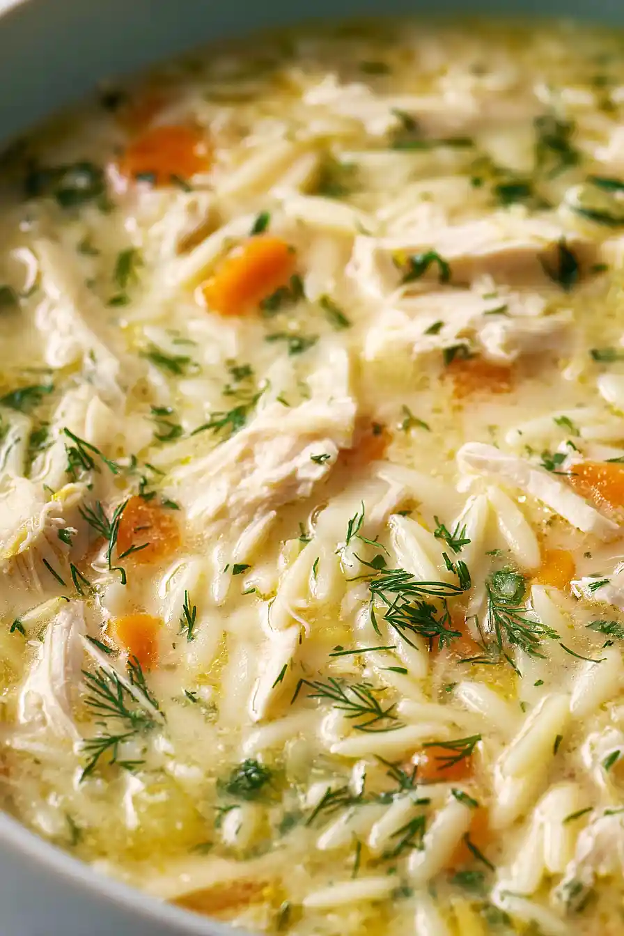 Greek Lemon Chicken Soup