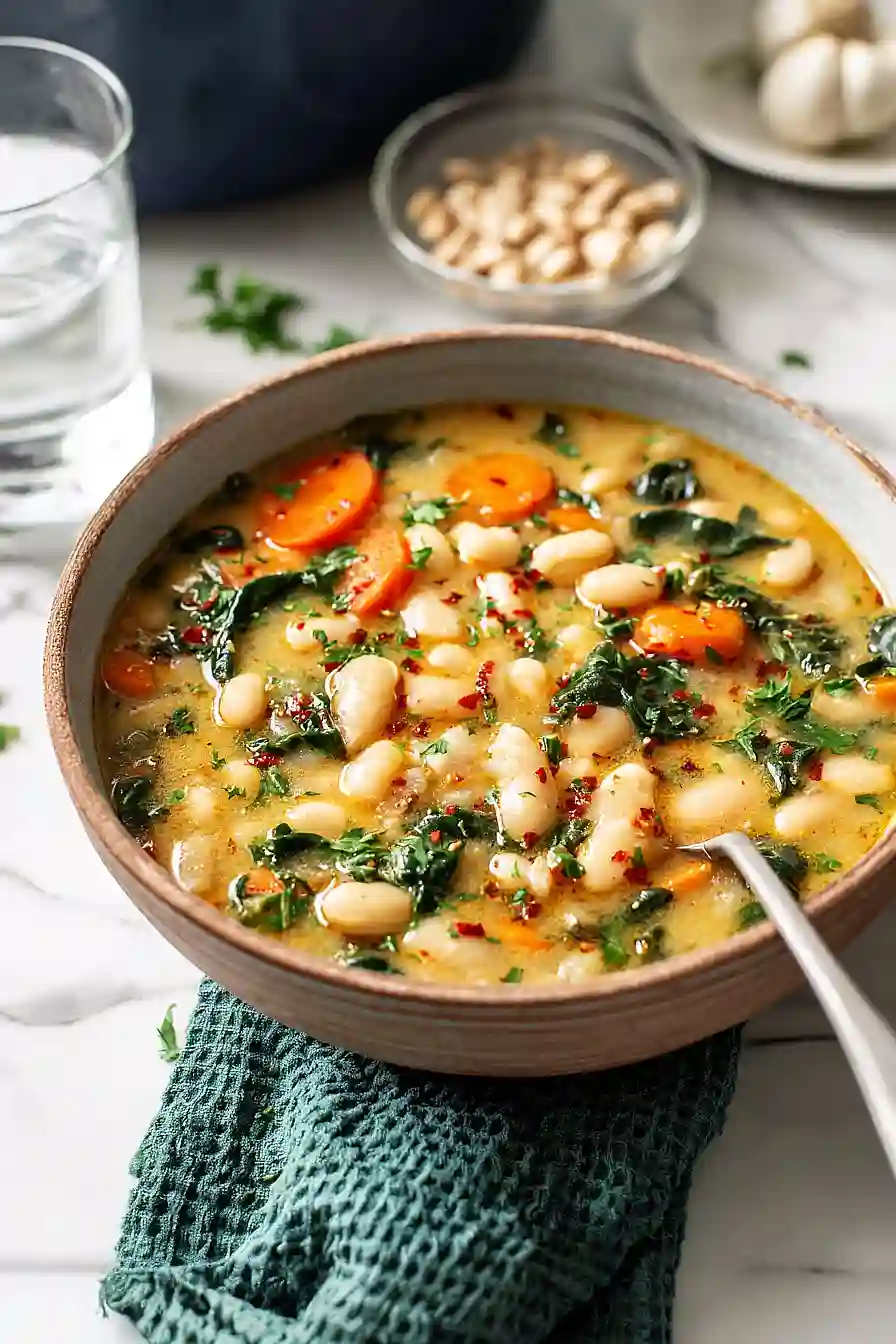 Best Tuscan White Bean Soup