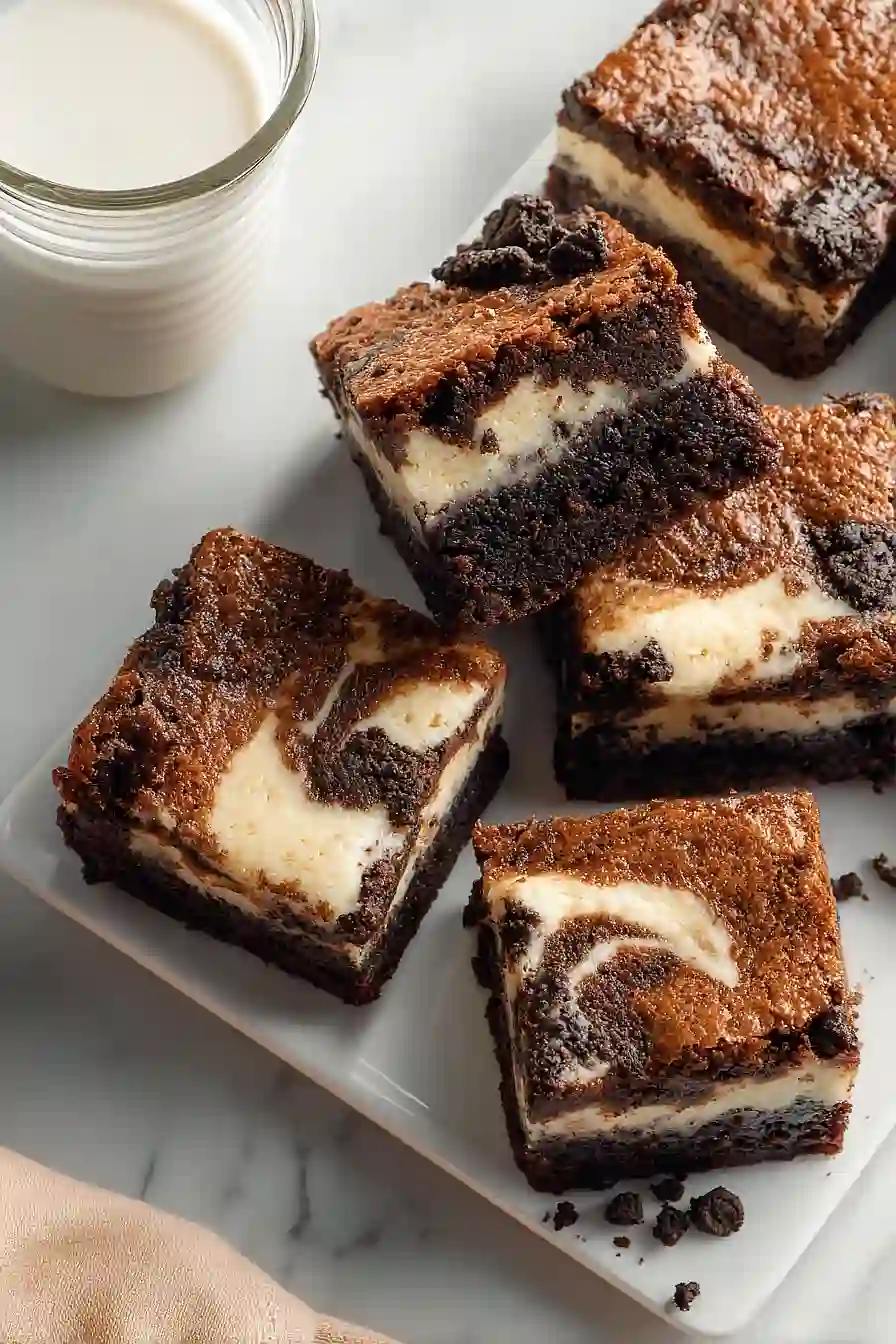 air fryer cheesecake brownies