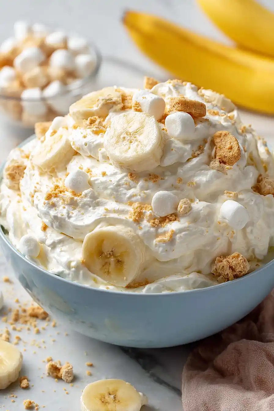 banana pudding fluff salad