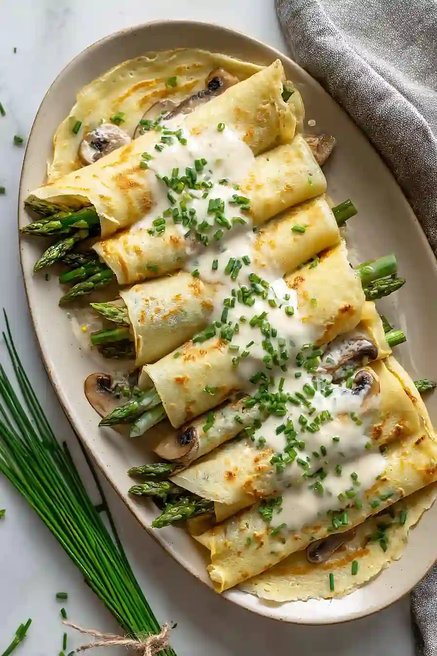 asparagus crepes
