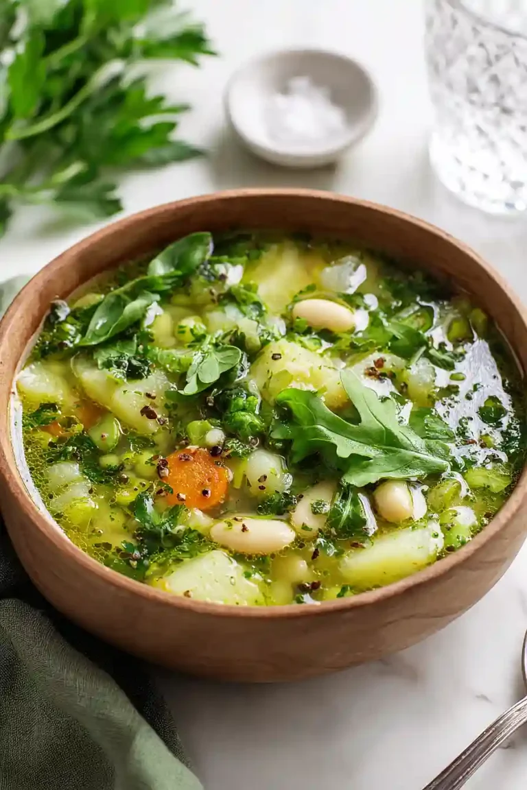 Italian Green Minestrone di Verdure Recipe