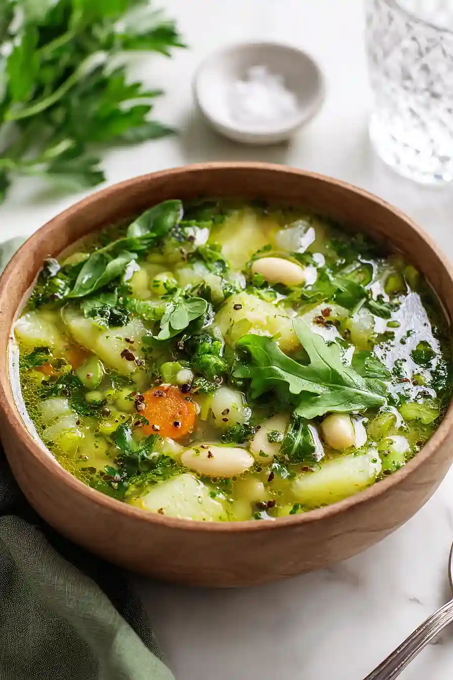Italian Green Minestrone di Verdure Recipe