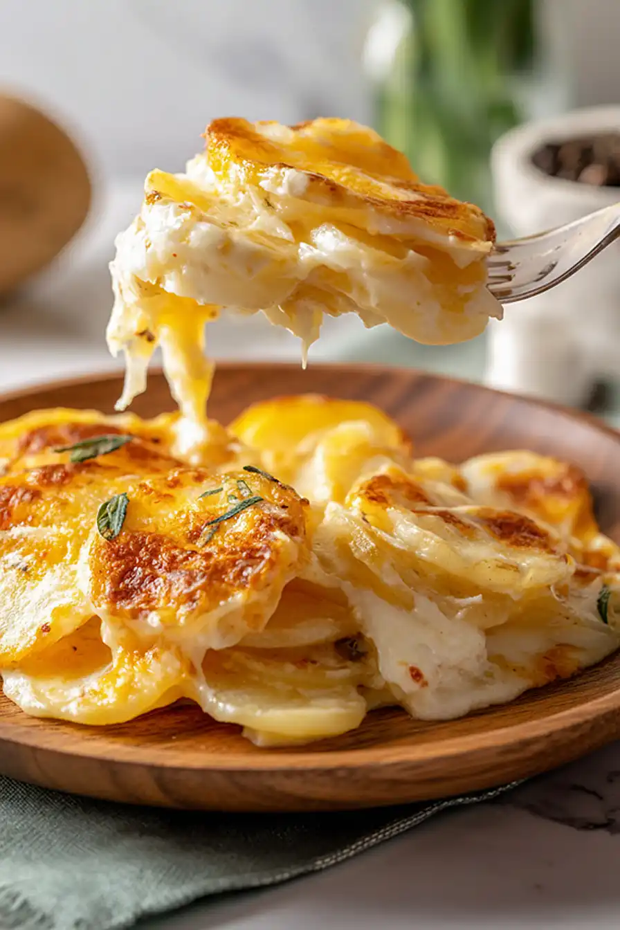 air fryer scalloped potatoes