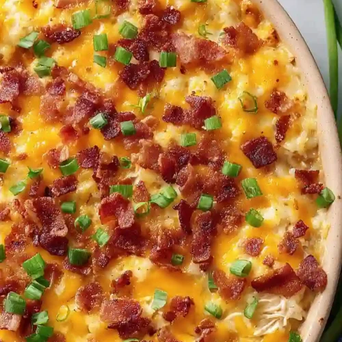 Crack Chicken Rice Casserole