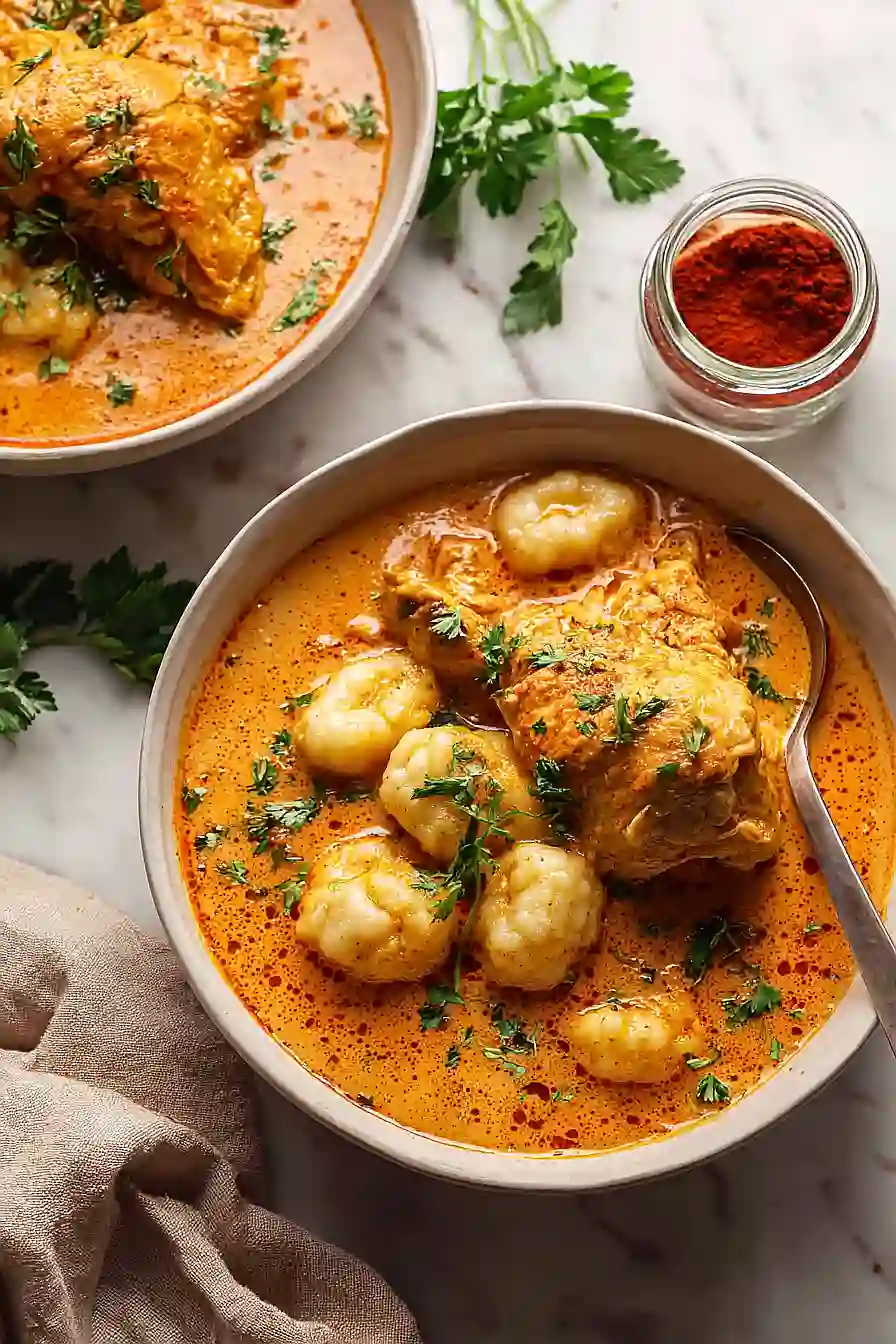 hungarian chicken paprikash