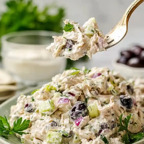 keto mediterranean chicken salad