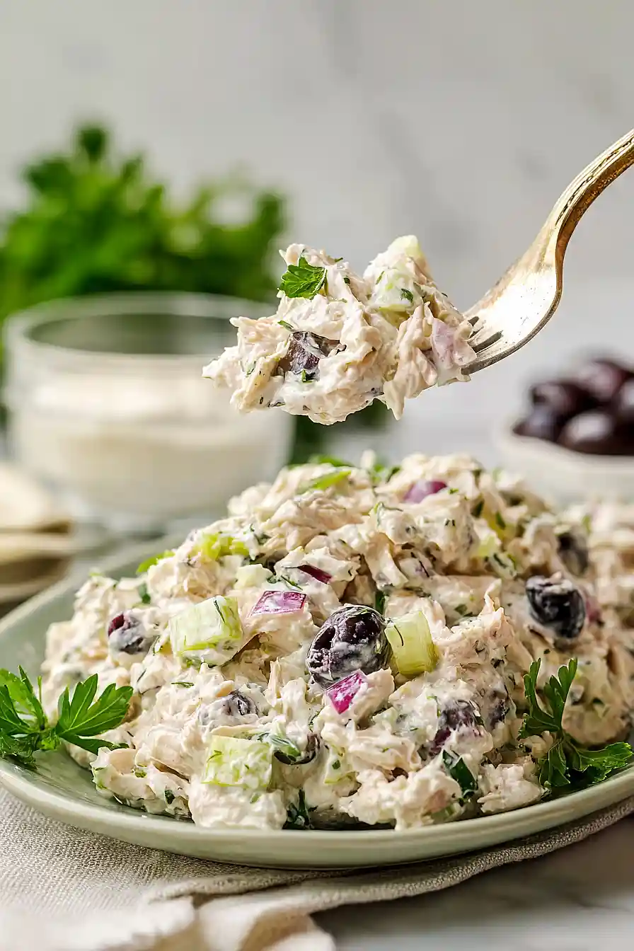 keto mediterranean chicken salad