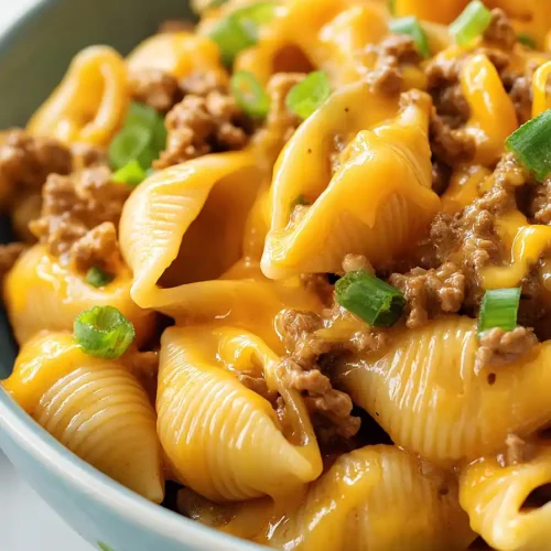One-Pot Cheeseburger Pasta