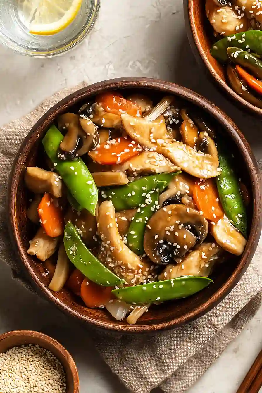 moo goo gai pan chinese stir fry