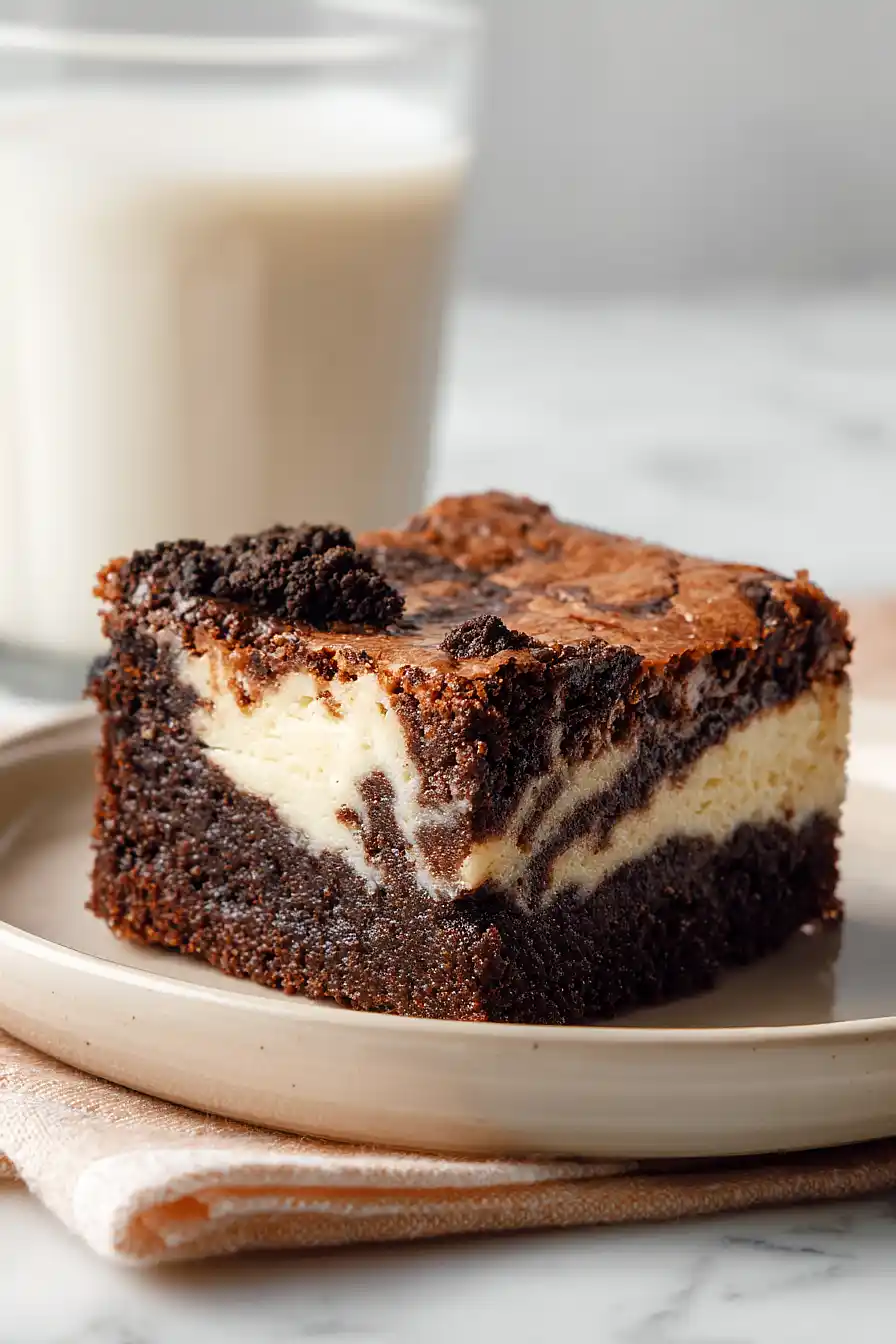 air fryer cheesecake brownies