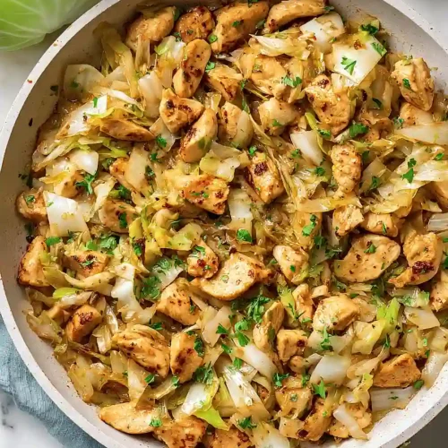 Chicken and Cabbage Stir Fry