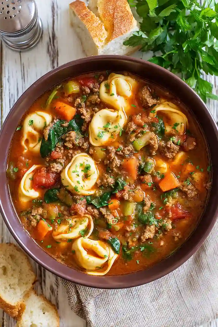 beef tortellini soup