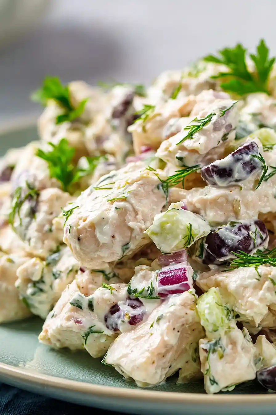 keto mediterranean chicken salad