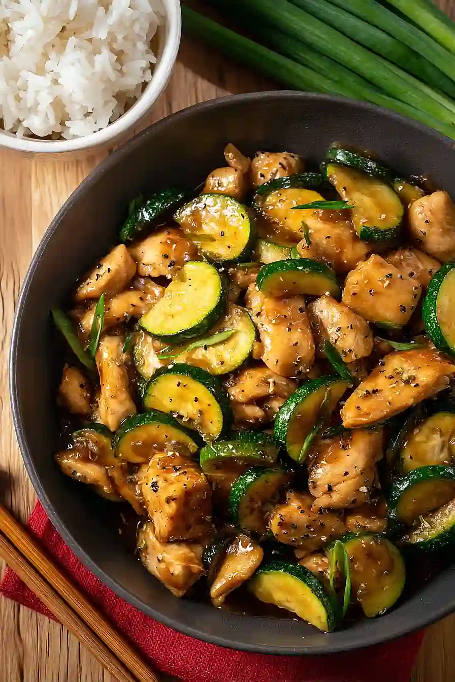 Chicken Zucchini Stir Fry