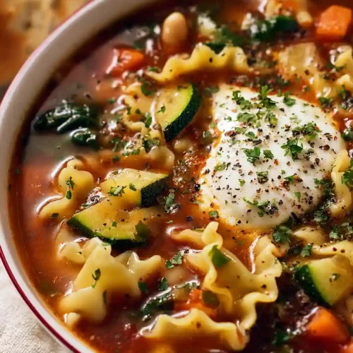 Vegetarian Lasagna Soup