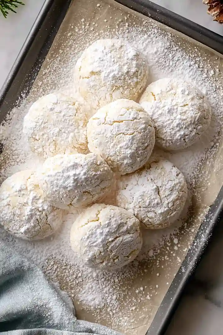 sweetened condensed milk snowball cookies