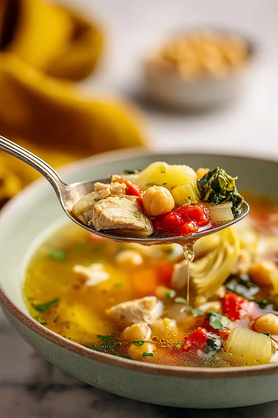 Mediterranean Chicken Soup
