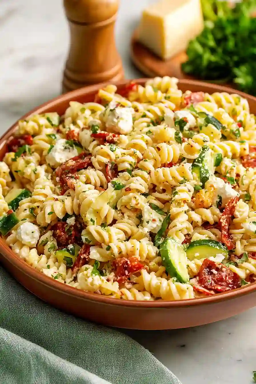 meal prep pasta salad