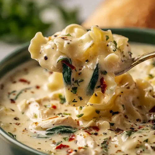 Crockpot White Lasagna Soup