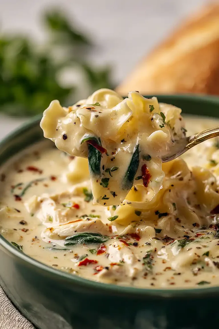 Crockpot White Lasagna Soup