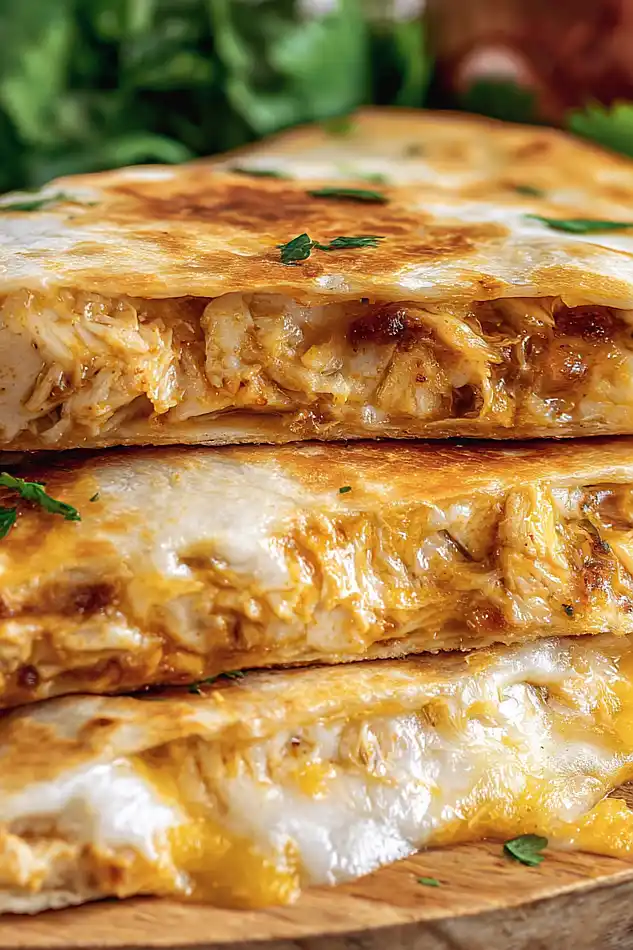 Crack Chicken Quesadillas