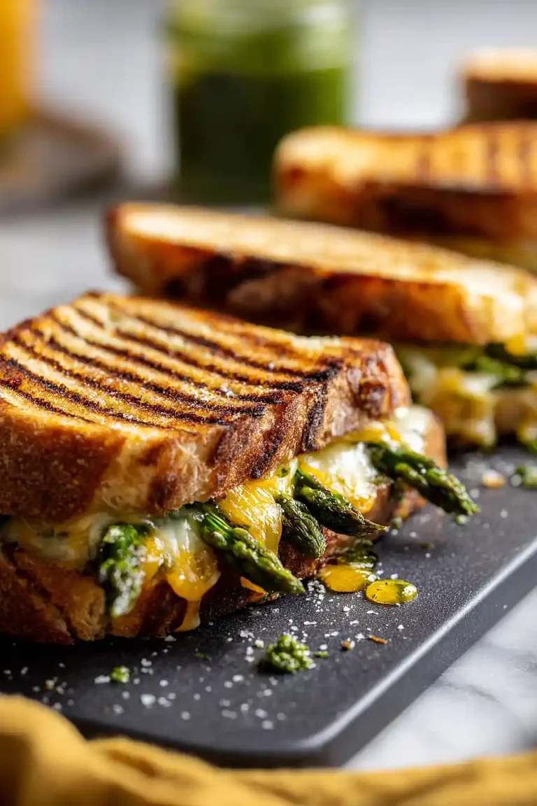 asparagus grilled cheese sandwich