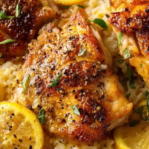 lemon chicken and rice casserole