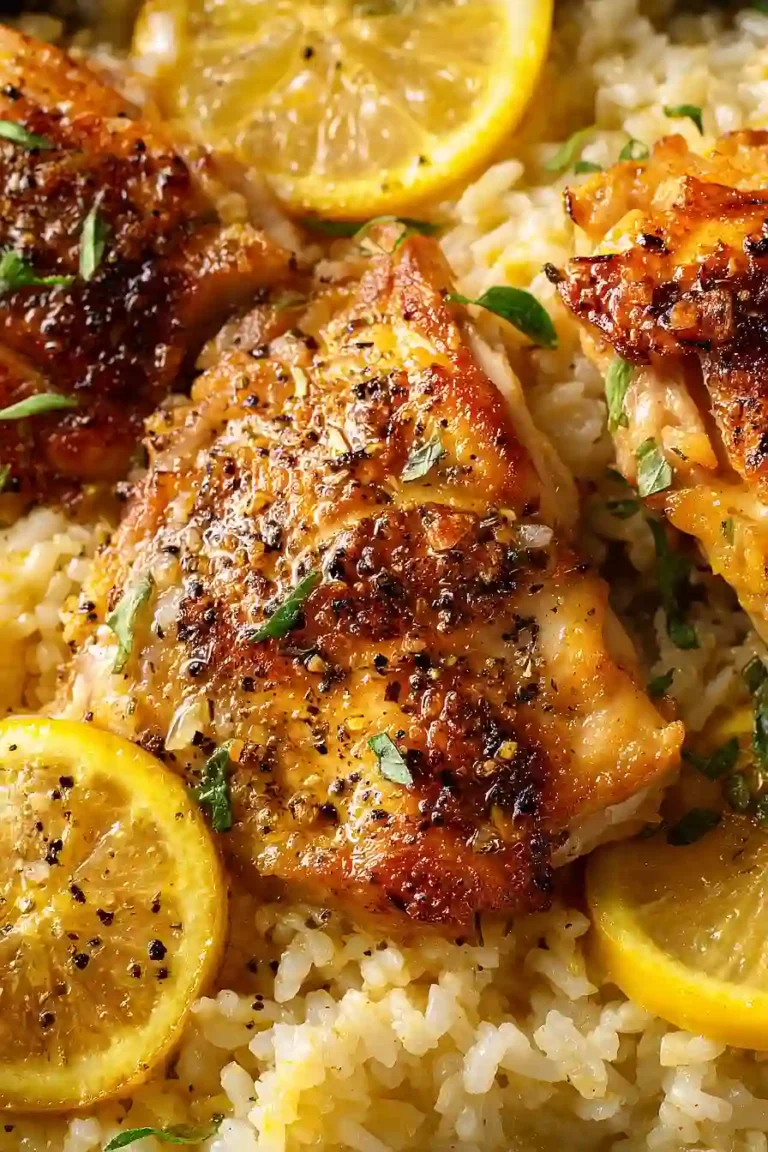 lemon chicken and rice casserole