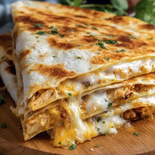 Crack Chicken Quesadillas