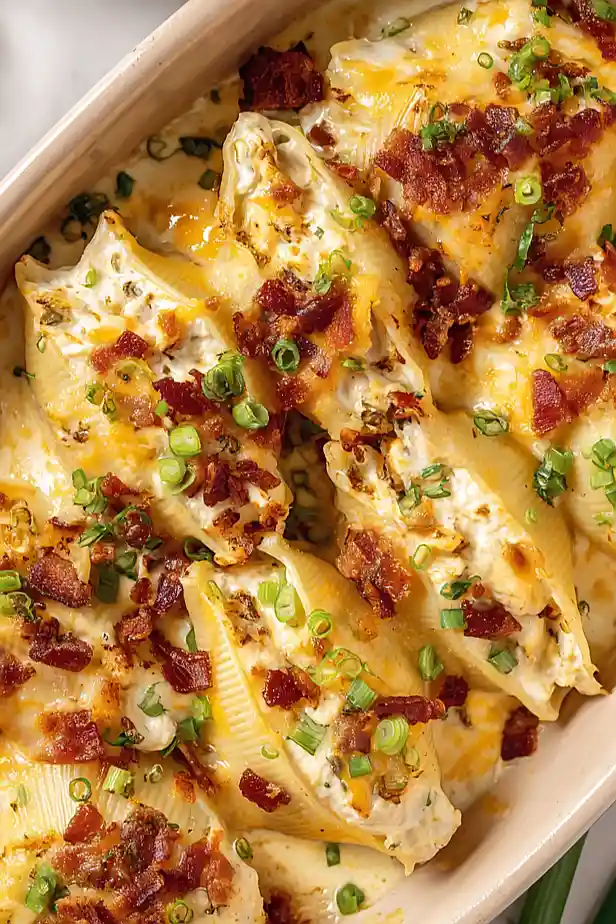 Crack Chicken Stuffed Shells