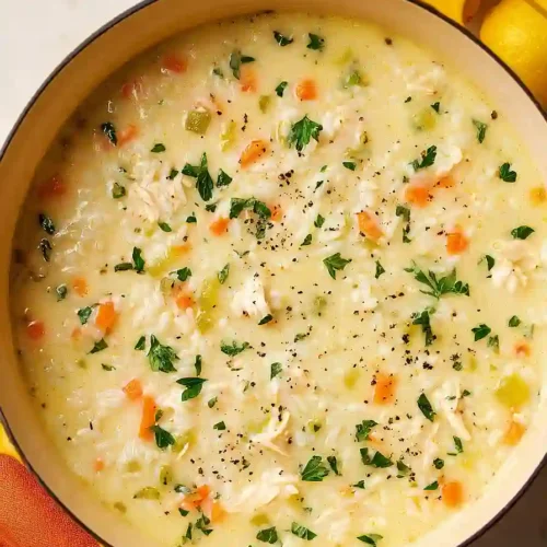 lemon chicken and rice soup