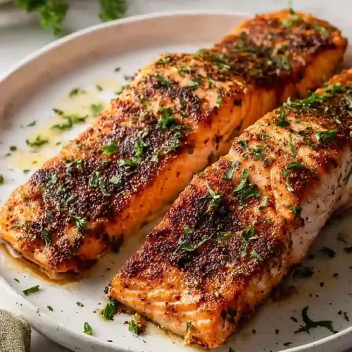 grilled salmon fillet