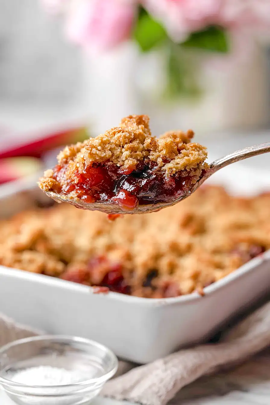 rhubarb dump cake without jello