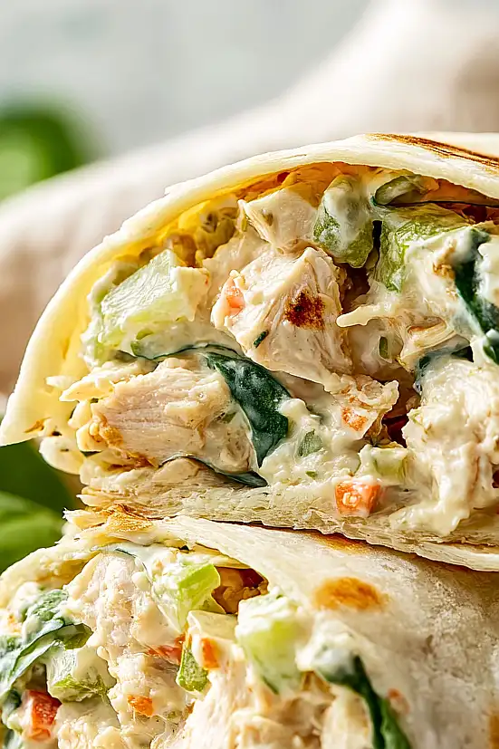 chicken salad wrap