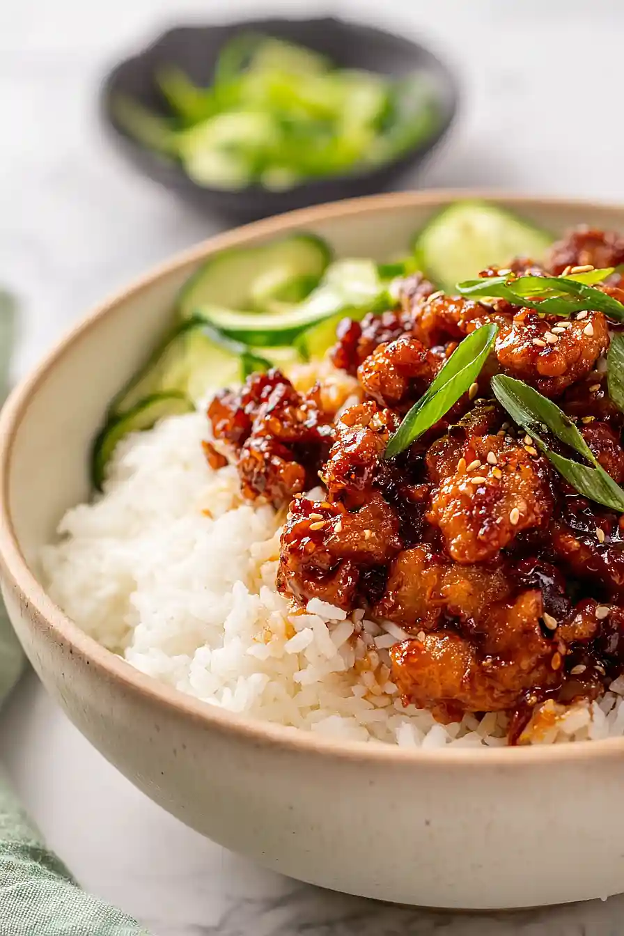 Korean Chicken Bowls