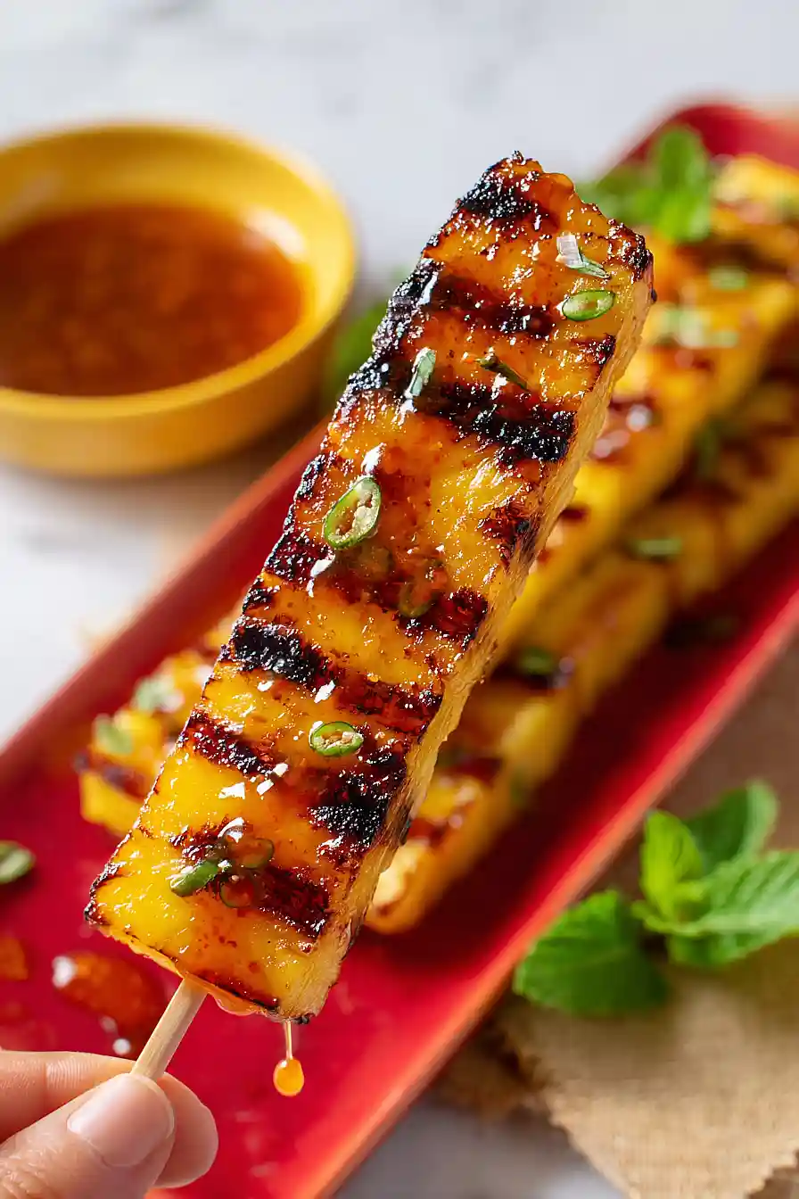 grilled pineapple skewers
