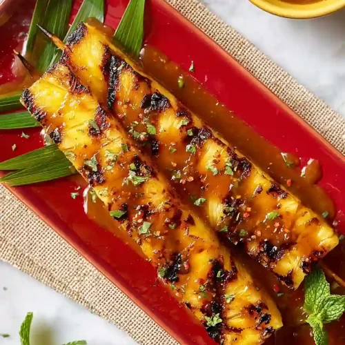 grilled pineapple skewers
