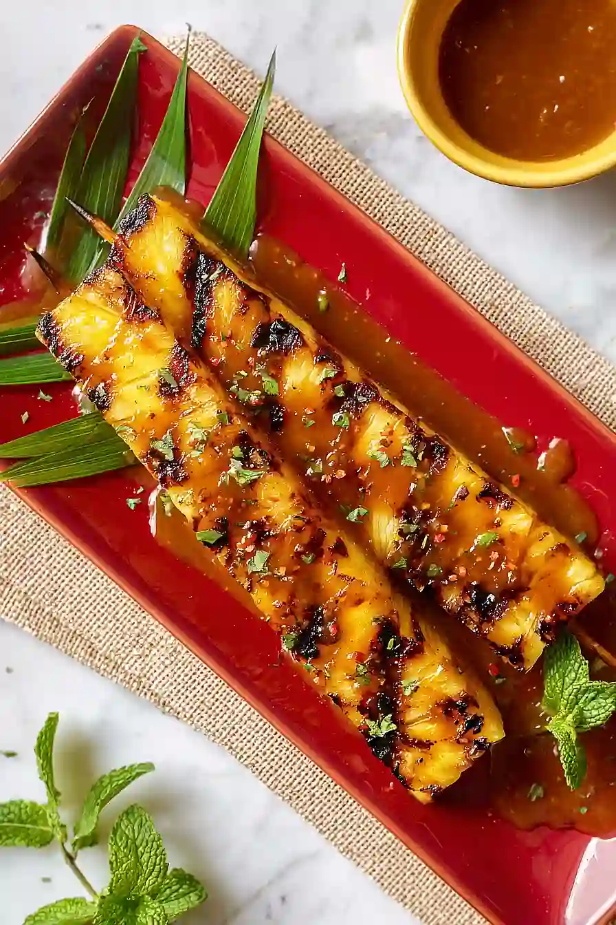 grilled pineapple skewers