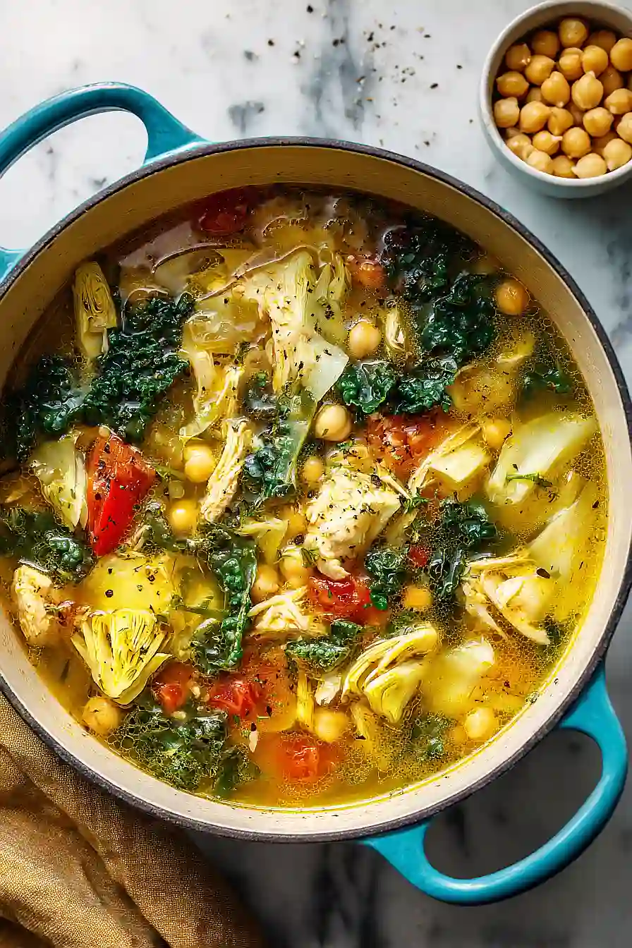Mediterranean Chicken Soup