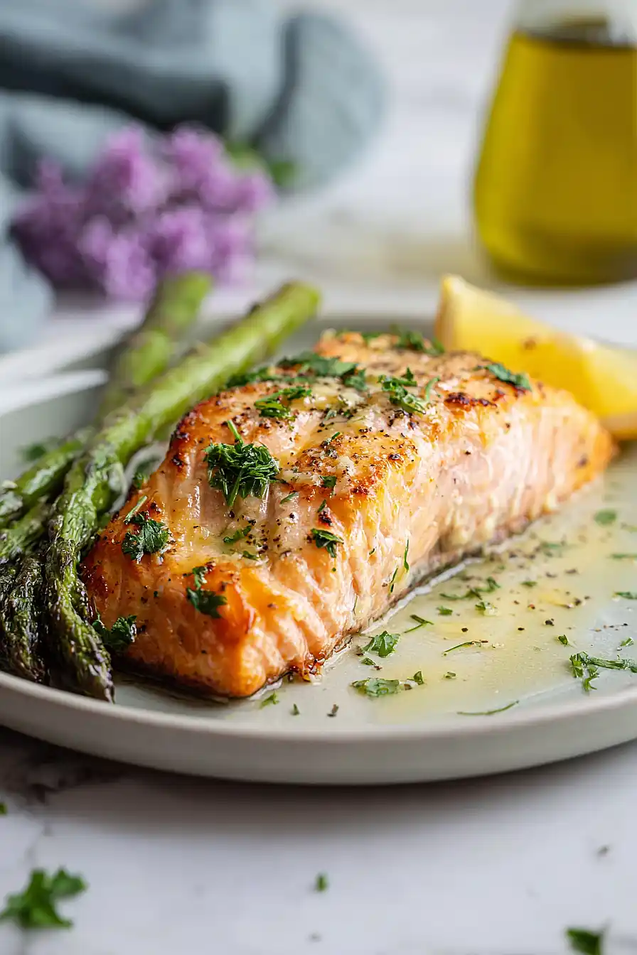 grilled salmon and asparagus
